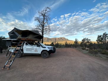 Adventure Rentals Toyota Hilux 4WD Camper Dual RTT, Vehicle Image