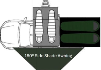 Adventure Toyota Hilux 4WD Camper Dual RTT