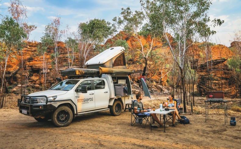 Redsands Campers 5 Personen 4WD Camper, Vehicle Image